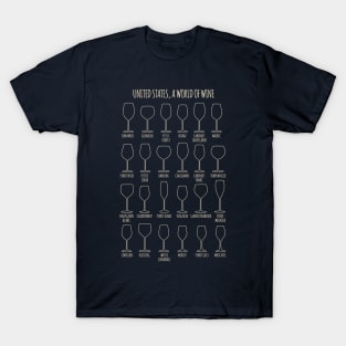 United States, a World of Wine T-Shirt